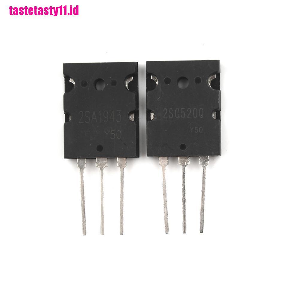 【TTID】New 1pair OR 2PCS Transistor TO-3PL 2SA1943-O 2SC5200-O 2SA1943 2SC5200 A