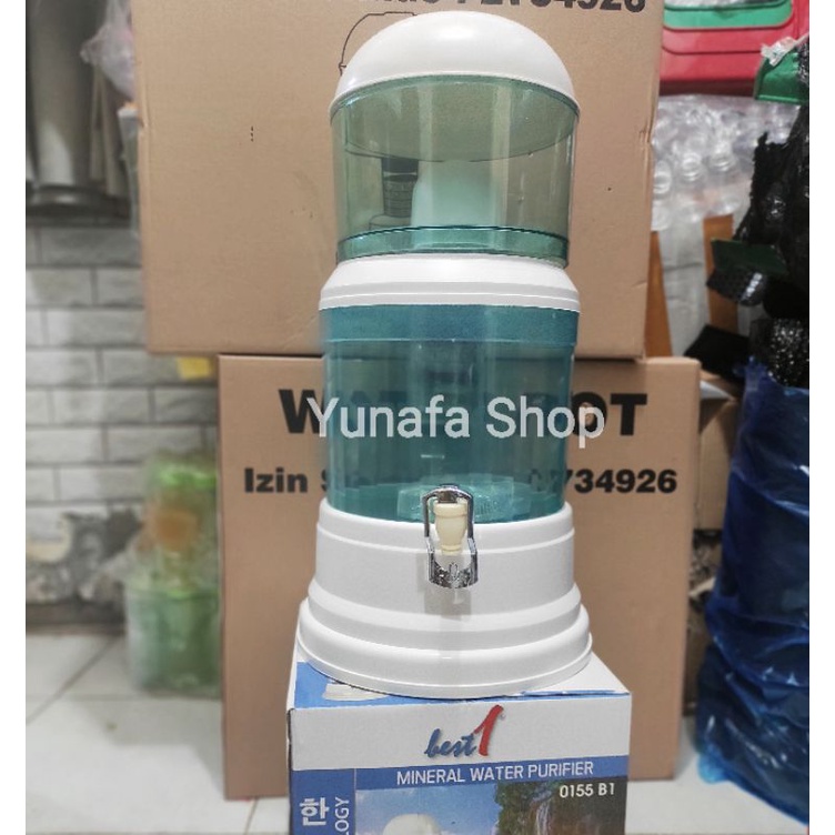 Dispenser penyaring air minum 16 Liter packing kayu