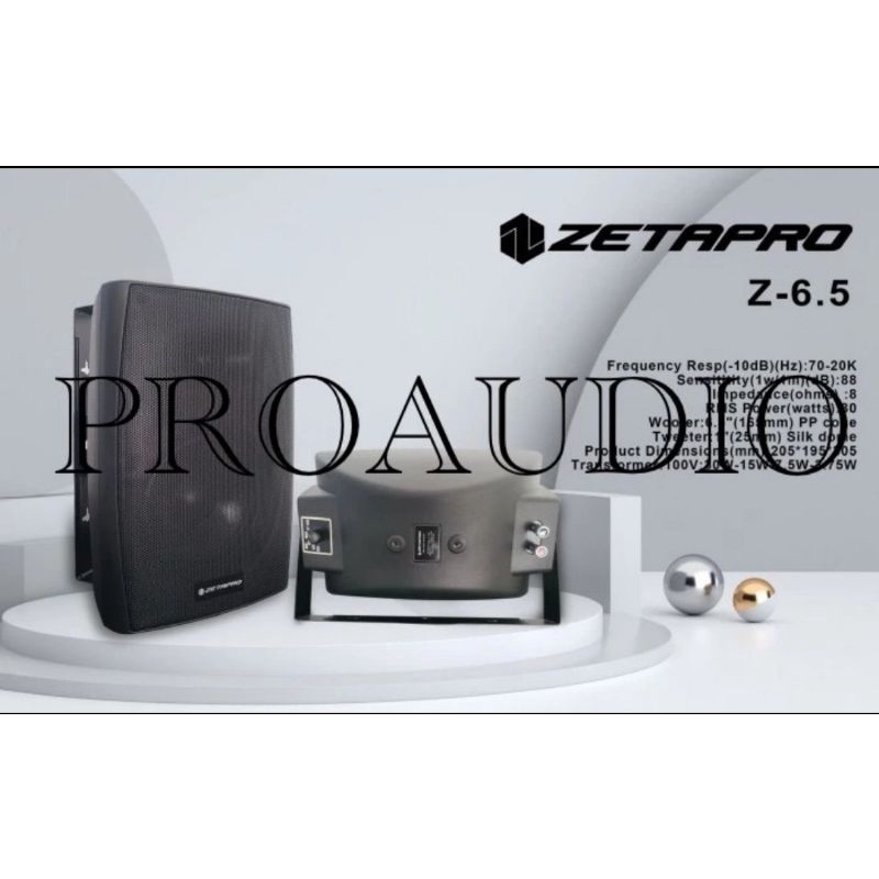 ZETAPRO Z6.5 / Z-6.5 / Z 6.5 Speaker Pasif Karaoke 6.5 Inch Original