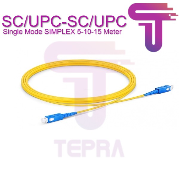 Patch Cord Fiber Optic SC/UPC-SC/UPC Single Mode SIMPLEX 5-10-15 Meter