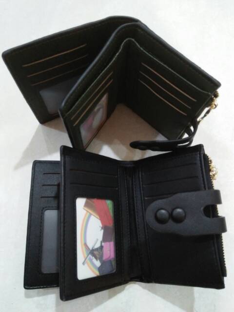 Dompet fashion pendek lipat import banyak selipan unik