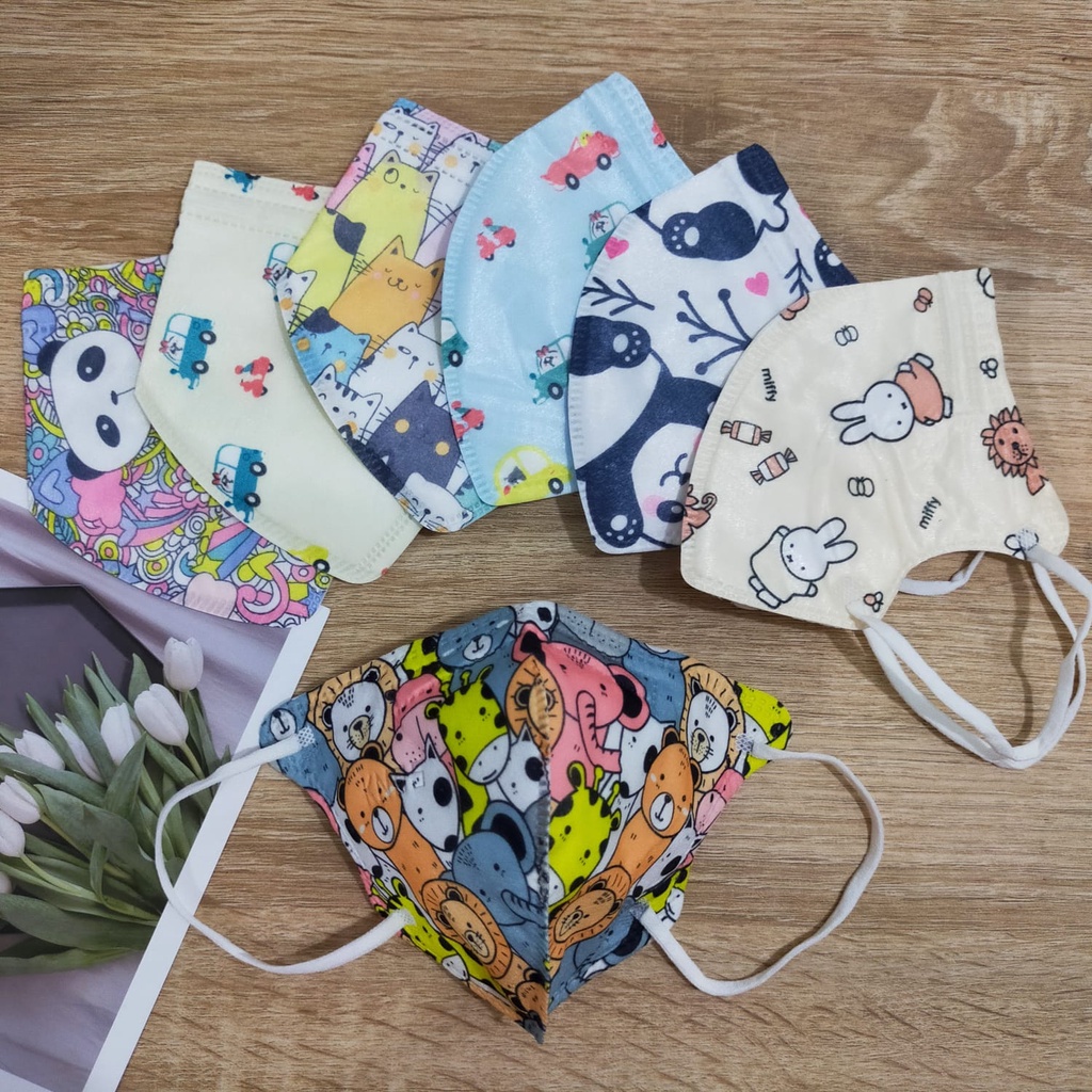 MASKER ANAK KARAKTER / MASKER ANAK KN95 / MASKER ANAK / MASKER KATUP ANAK / MASKER MOTIF ANAK