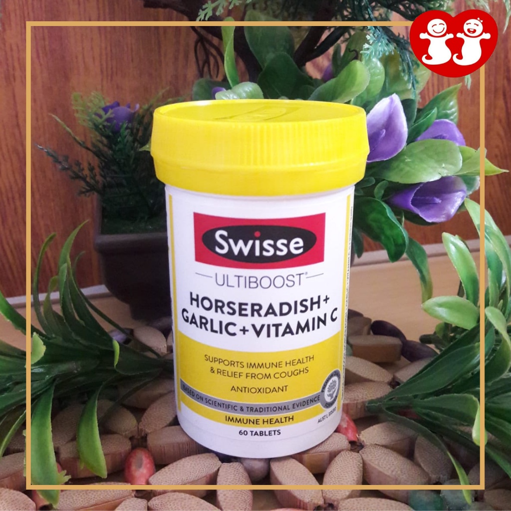 Jual Swisse Ultiboost Horseradish + Garlic + Vitamin C 60tablet