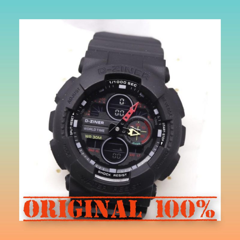 ⭐TERLARIS⭐ D-Ziner Jam Pria Chrono D8278