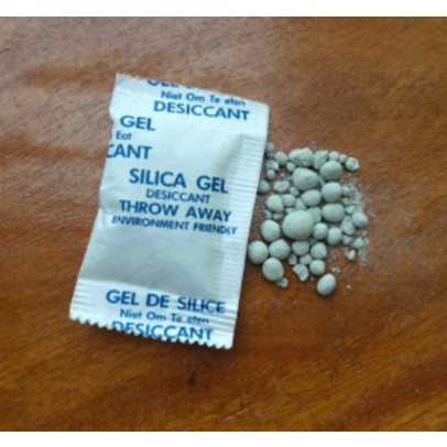 

SILICA GEL NATURAL FOOD GRADE SACHET TERMURAH I MAKANAN, KAOS, OBAT DAN SEPATU 100PCS