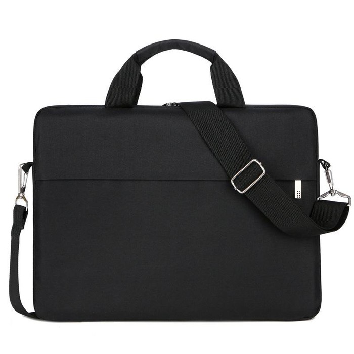 Tas Laptop Bag Selempang Sleeve Case Nylon Waterproof 14inch hitam