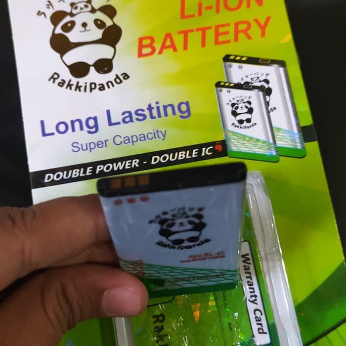 baterai batre battery rakkipanda nokia BL-4C nokia BL4C Double power