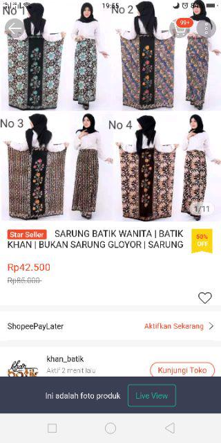 Sarung Batik Wanita | Batik Khan | Bukan Sarung Gloyor | Sarung Batik Cap Lilin