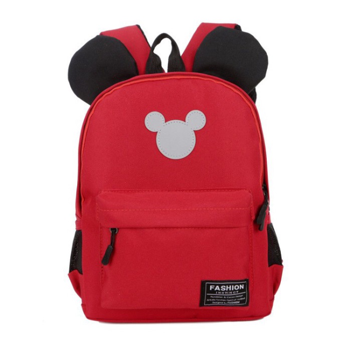 Tas mickey mouse merah import / ransel mickey mouse / tas sekolah import tk
