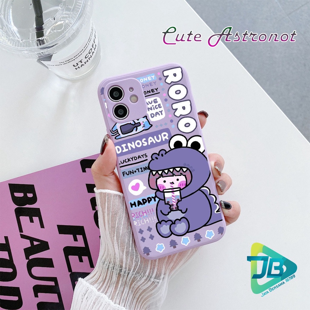 CASE CASING SOFTCASE SILIKON MACARON PELINDUNG KAMERA CUTE ASTRONOT OPPO VIVO SAMSUNG XIAOMI REALME IPHONE ALL TYPE JB5258