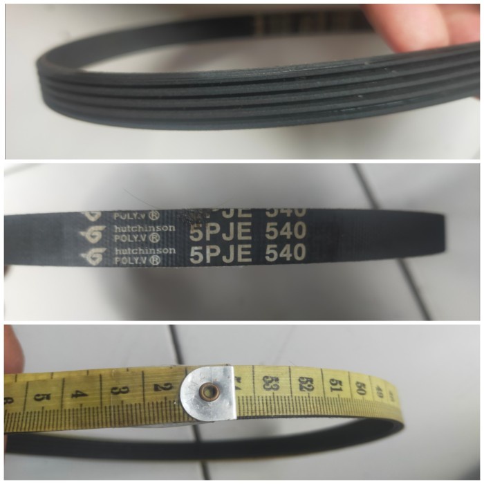 Fan Belt Van Belt V Belt Mesin Cuci Lg Inverter Top Loading 5Pje 540 Star