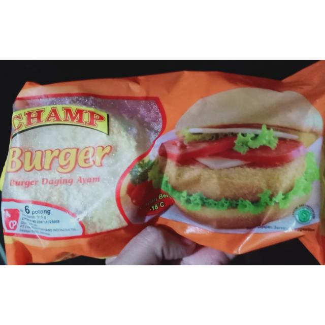 

Paties Champ Burger 315 grm
