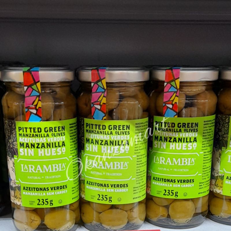 

La Rambla Pitted Green Manzanilla 235gr