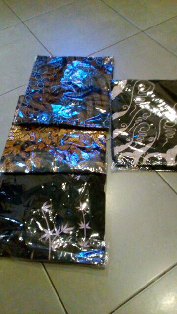 Distro Batik Hrb026 Kenongo Kemeja Tosca Pende Pekalongan Padi M L Xl Sogan Halus Kemeja Batik