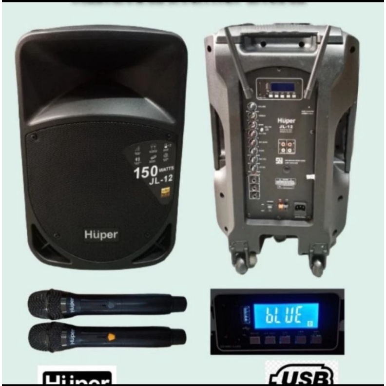 Speaker aktif 12inch HUPER JL 12meeting portable speaker jl-12 Ori