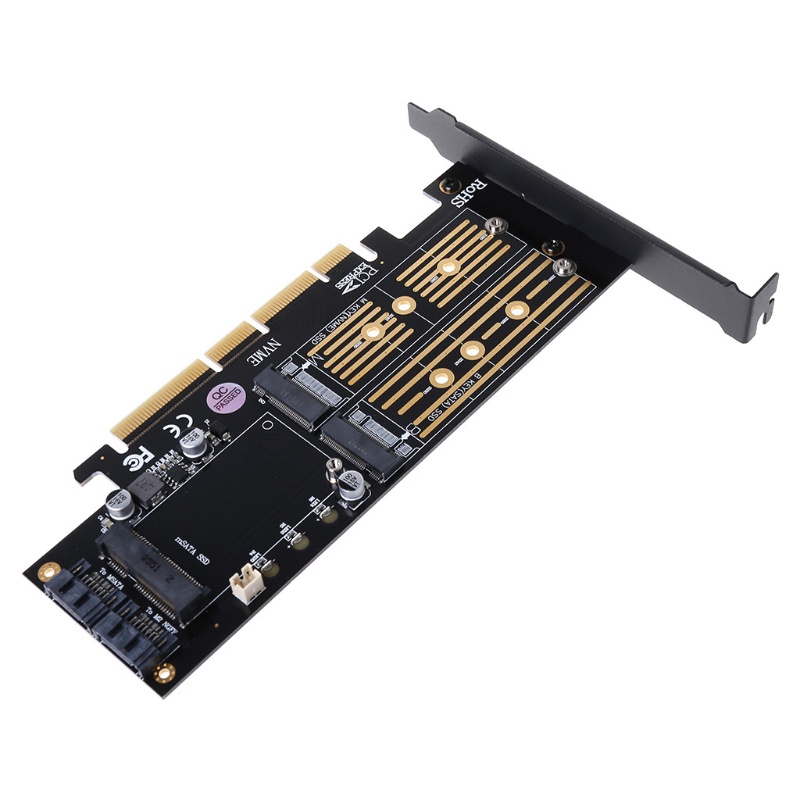 Btsg PCI-E Ke 3.0 Adapter PCI-E 3.0 X16 Ke Untuk M.2 SSD PCIE Ke M2 Kartu Ekspanding