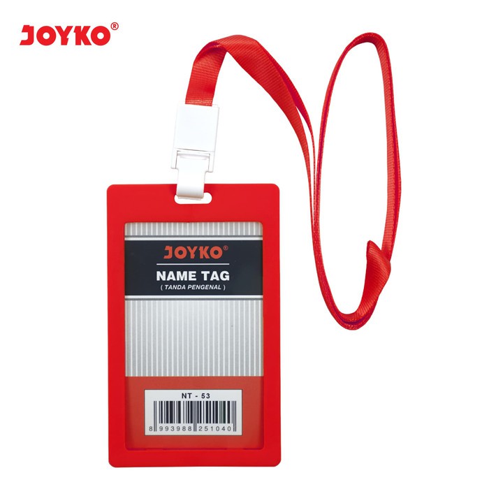 

Name Tag / Tanda Pengenal / Gantungan Kartu Nama Joyko NT-53 / Merah/ATKProject
