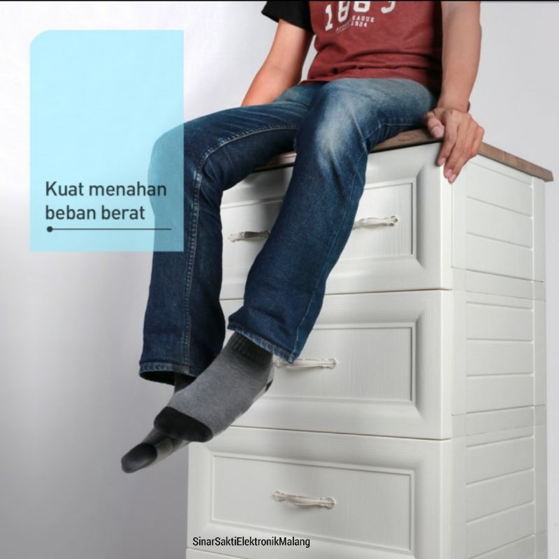 Olymplast Lemari Laci Serbaguna 4 Susun ODC 4 C (B) Drawer Cabinet