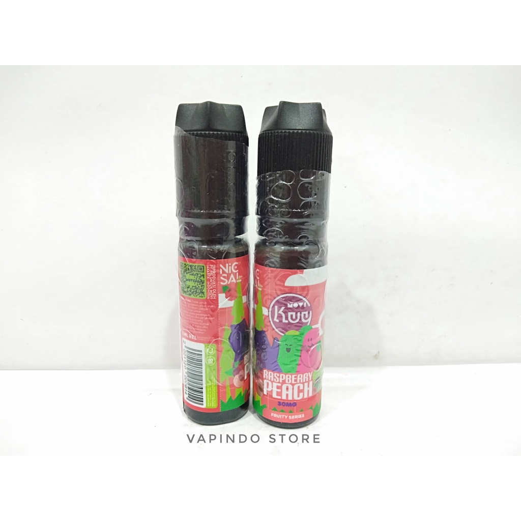 NIC 30MG NICSAL99+ KUY RASPBERRY PEACH 15ML BY MOVI LIQUID