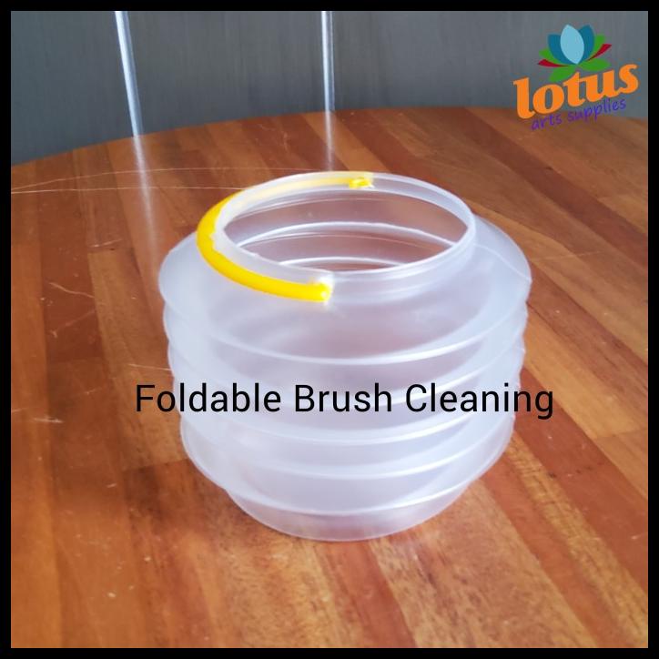 

Terbaru!!!! Foldable Brush Cleaning Holder / Tempat Cuci Kuas Lipat