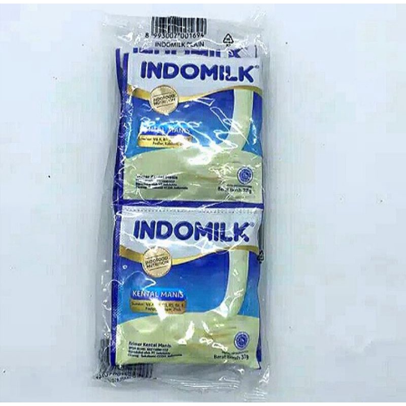 

Susu Bendera Kental Manis Indomilk Rasa Putih Eceran Sachet 37 gr