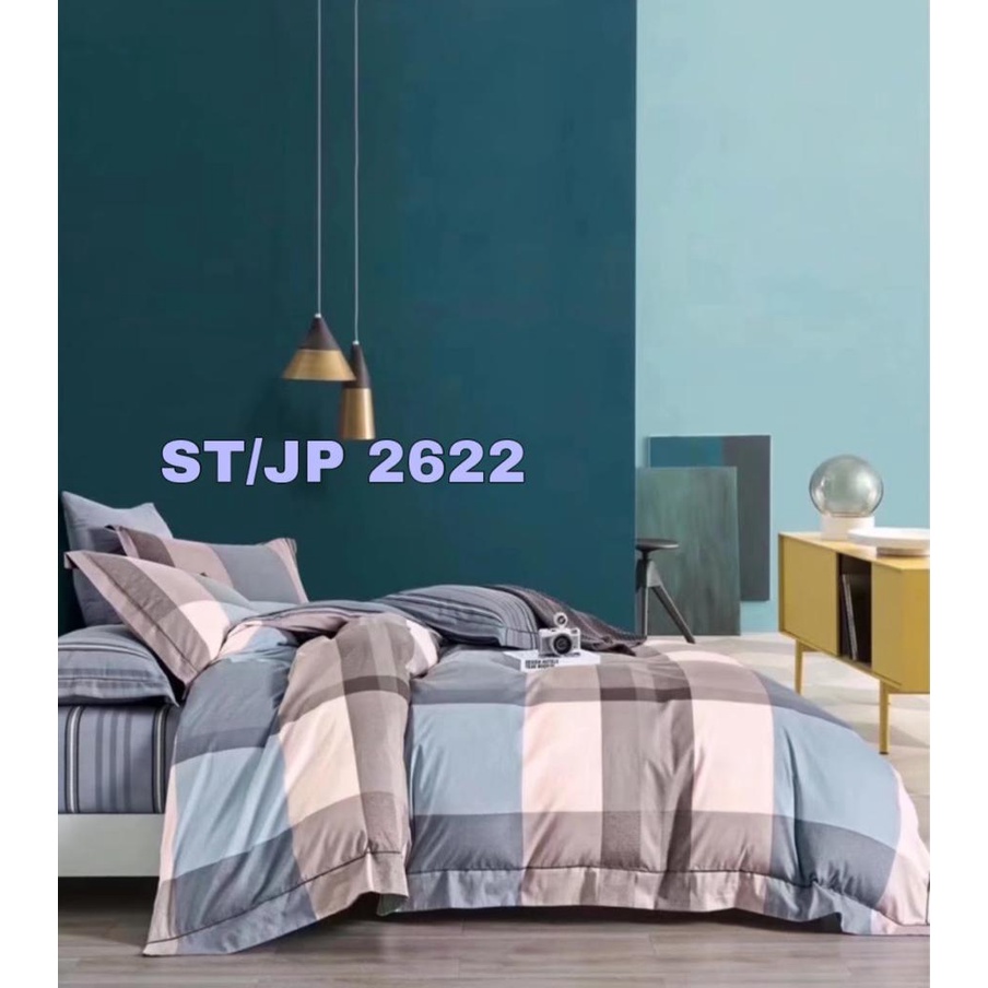 Kain Sprei Katun Jepang Motif Salur