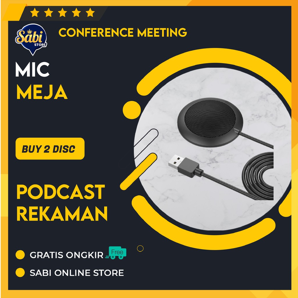 MIC RAPAT MEETING / MIC MEJA PORTABLE / MICROPHONE TABLE