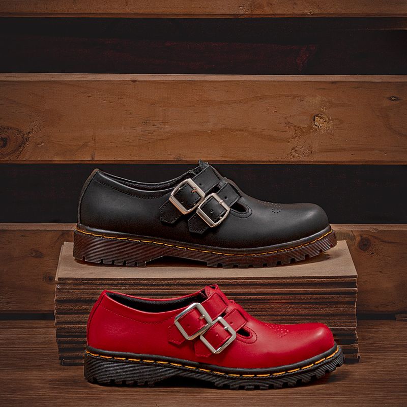 SEPATU DOCMART WANITA  VARIASI GESPER  BY MORNINGBELL