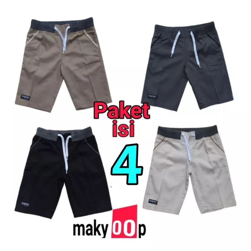 Celana 100 Dapat 5 Chinos Pendek Pria