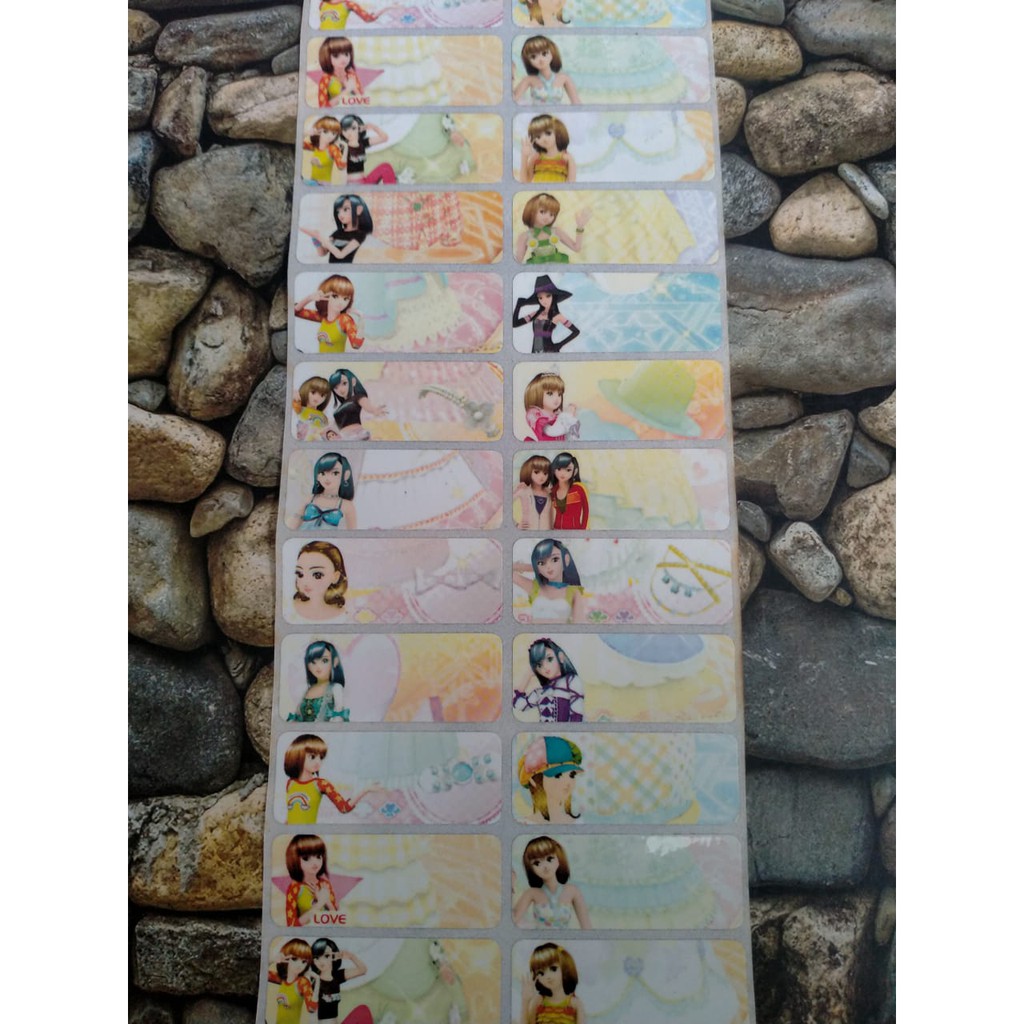 

STIKER LABEL NAMA STICKER NAME WATERPROOF ANTI AIR LOVE BERRY