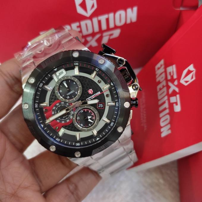 Jam Tangan Pria Original Expedition Exp E 6751 M Stainless Xarlimu