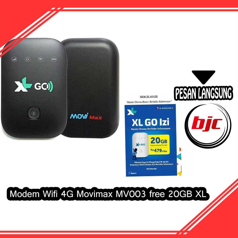 Mdem Wifi 4G Movimax MV003 free 20GB XL (unlock GSM 4G)