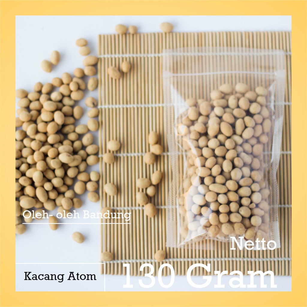 

Kacang atom/ kacang/ cemilan/ snack/ oleh oleh bandung/ murah/ lezat/ cemilan sehat/ cemilan instant