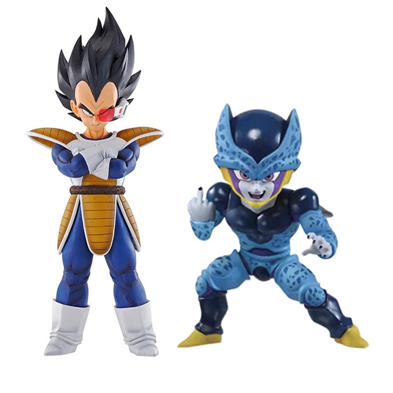 Mainan Action Figure Mini Model Anime Dragon Ball Vegeta Saibaiman Untuk Dekorasi