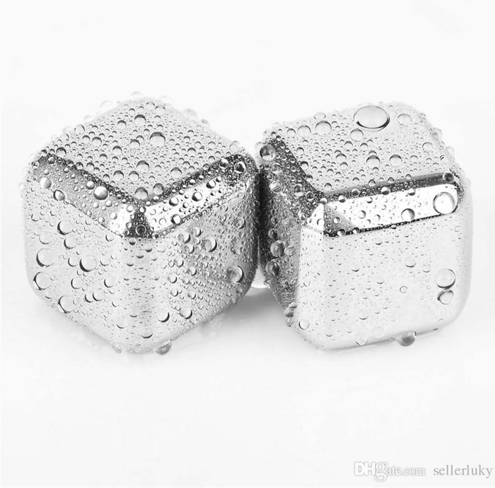 

Reusable Besi Stainless Ice Cube Balok Es Batu Pendingin Minuman Bir 6