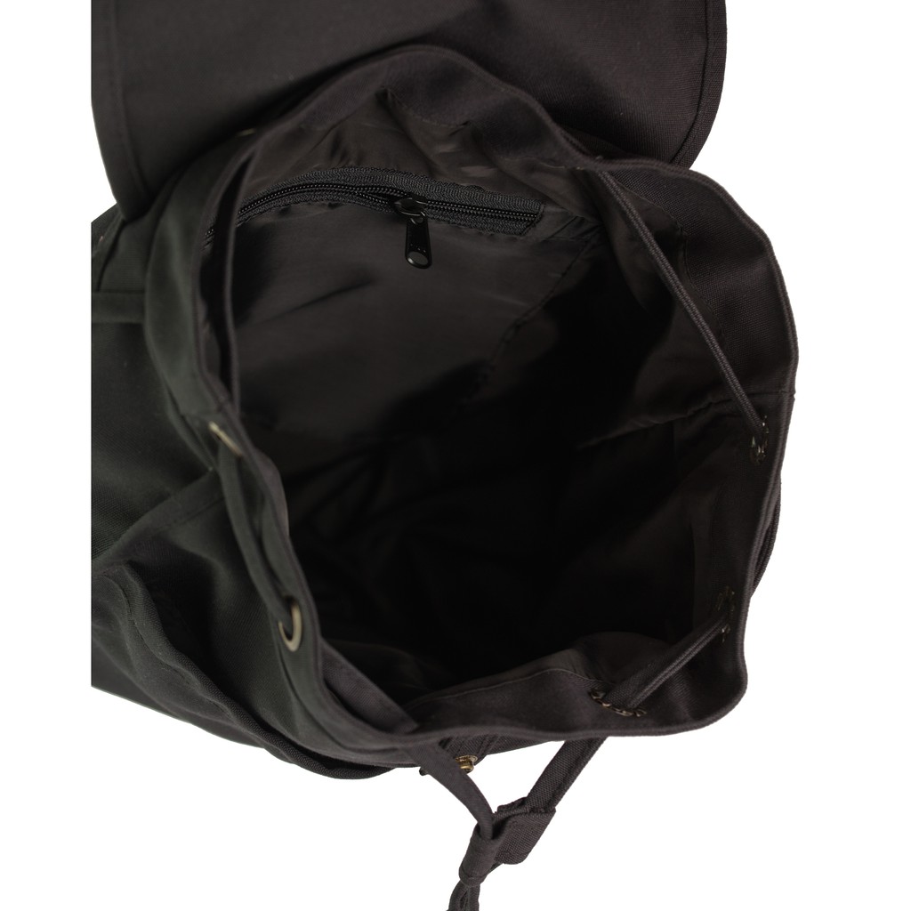 Imokey Onyx Black: Basic Drawstring Backpack - Tas Ransel Pria Tas Ransel Wanita