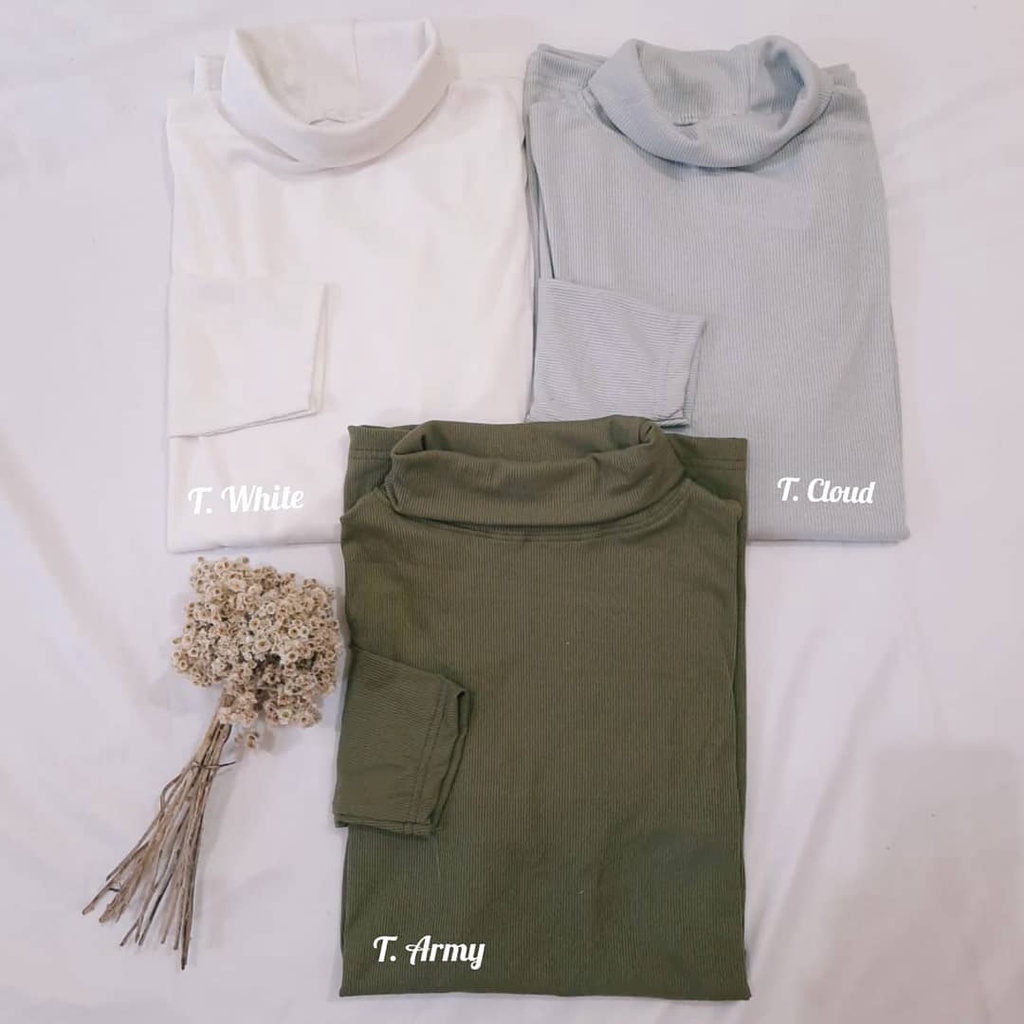 Long neck / turtle neck sweater rajut pria korean style / Sweater rajut pria korea Turtle neck Pria Rajut Murah / Knitting Sweater