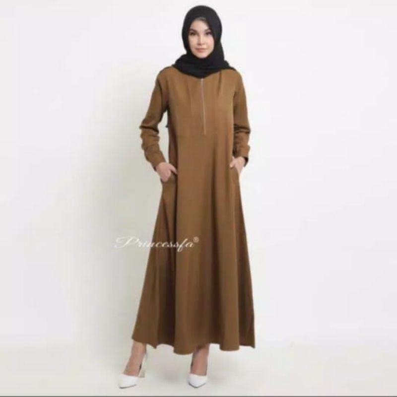 gamis pemda wanita princessfa kheki tua NON PURING/ gamis pdh kheki tua wanita NON PURING/ gamis PNS