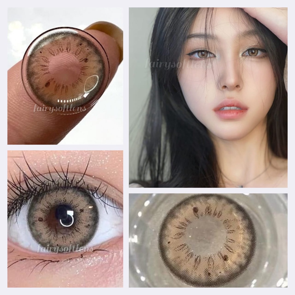 PREMIUM KOREAN LENS - PEACHLENS BUSH BROWN