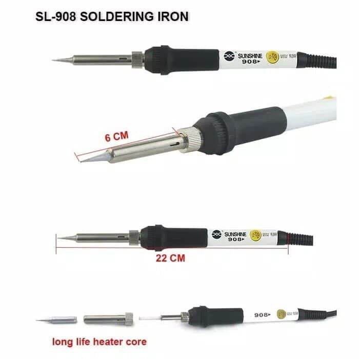 SOLDER TANGAN SUNSHINE SL-908 60W KUALITAS BAGUS