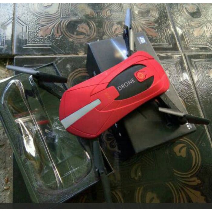 Helikopter Rc - Drone Minion - Box Drone Mini Drone Rc Pocket Quadcopter 6-Axis Gyro Dengan Wifi