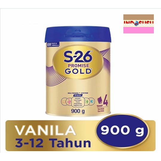 S26 Promise Gold Tahap 4 [900 gr] / Susu Formula S-26 Promise Gold 4