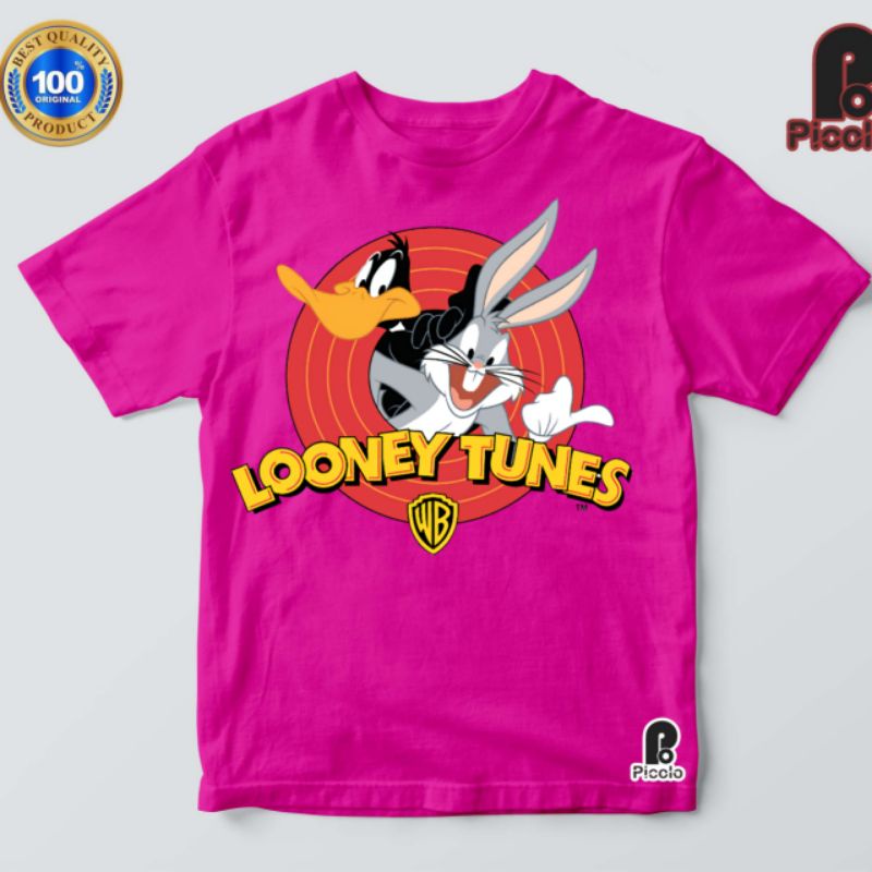 kaos anak looney tunes wb unisex bahan premium