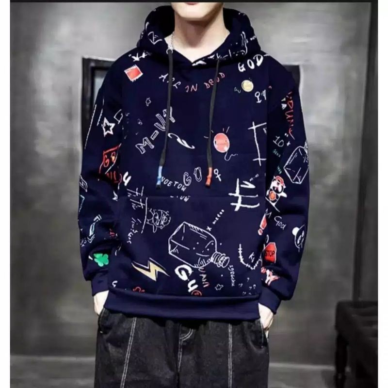 Mens winter sweater hoddie fashion remaja