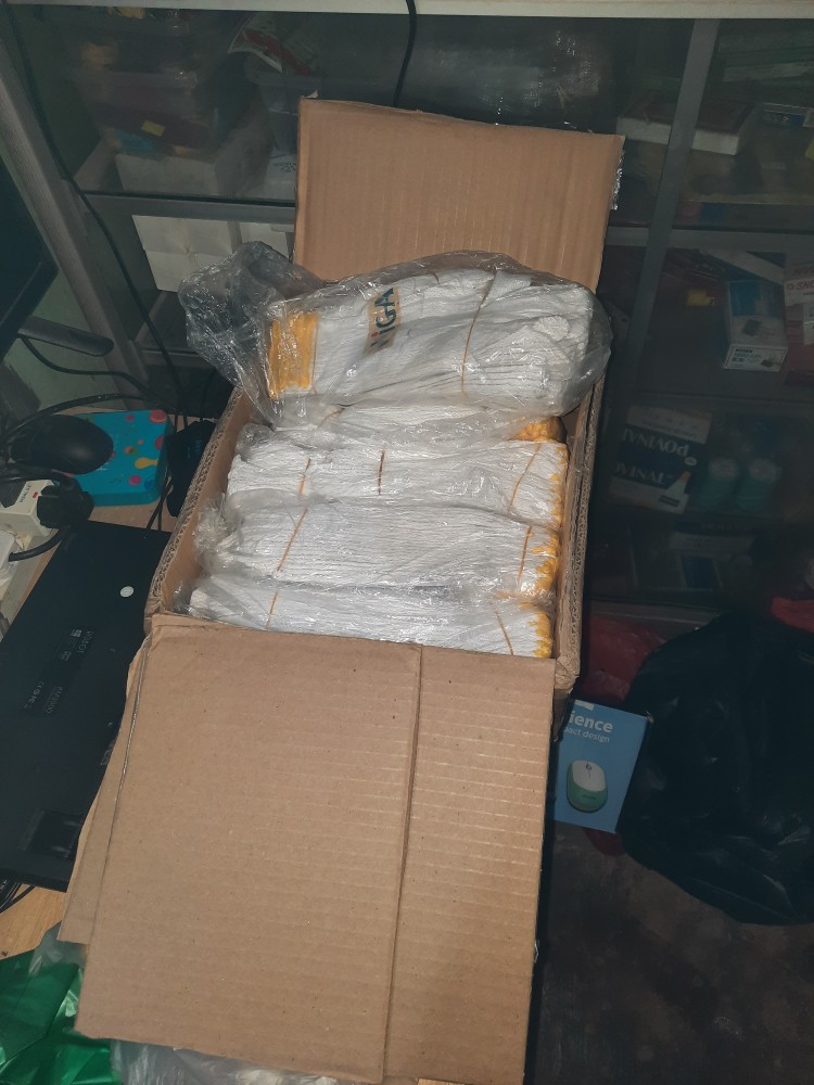 Sarung Tangan Katun Safety Bertani Perkakas Industri Pemakaian Sehari Sehari Kerja Untuk Semen Murah