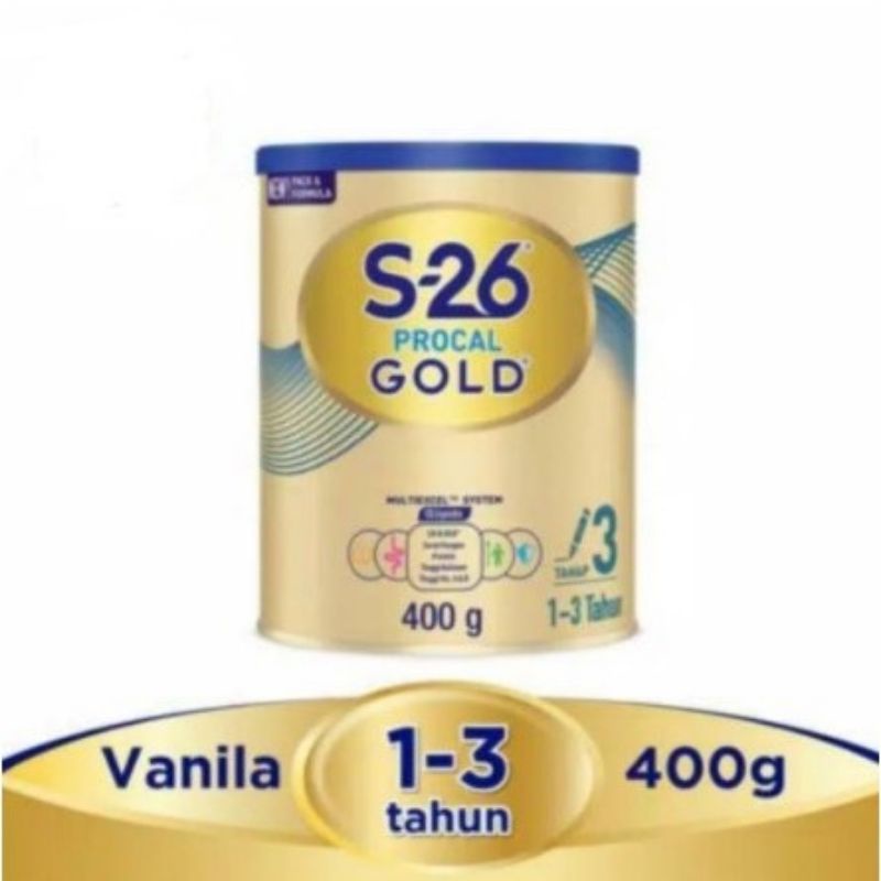 

S26 PROCAL GOLD 3 vanila 400 gr (Exp 11.03.2022)