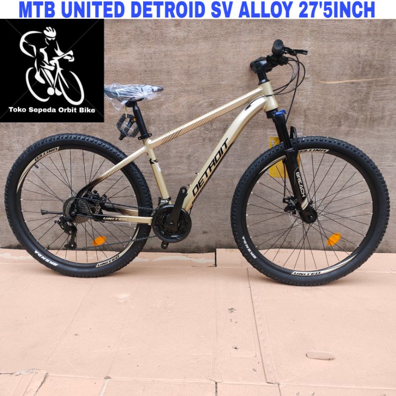 Sepeda Gunung MTB United Detroid SV Alloy 27'5Inch 24Sp