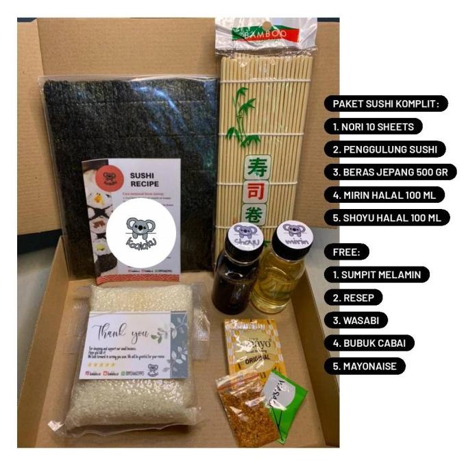 

(BISA COD) Paket Sushi Halal by Koalaku.co - SUSHI