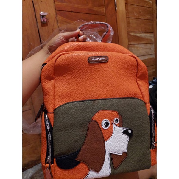 hush puppies bagpack orange sale
