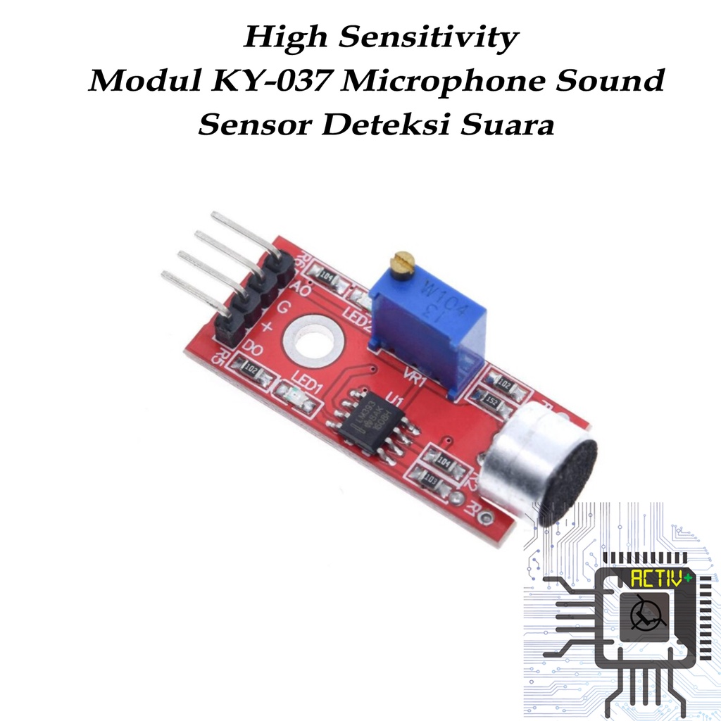 Jual Modul Microphone Sound Microphone Sensor Detection Module Arduino Modul Sensor Suara Ky 2511